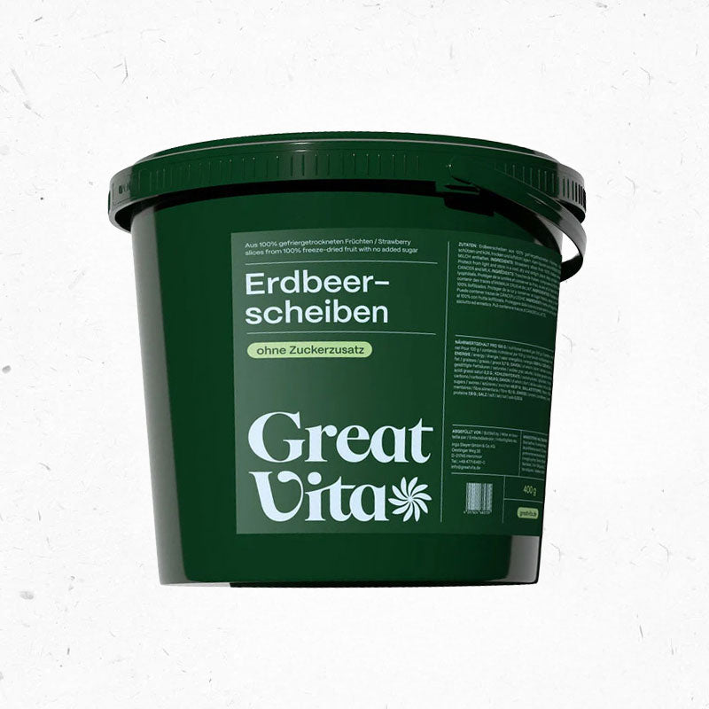 Great Vita™ - Tranches de fraises lyophilisées