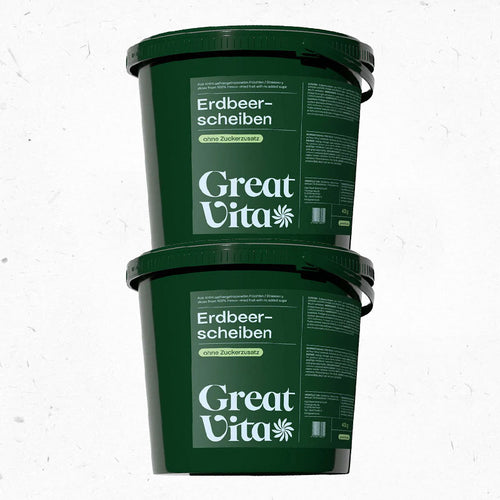 Great Vita™ - Tranches de fraises lyophilisées